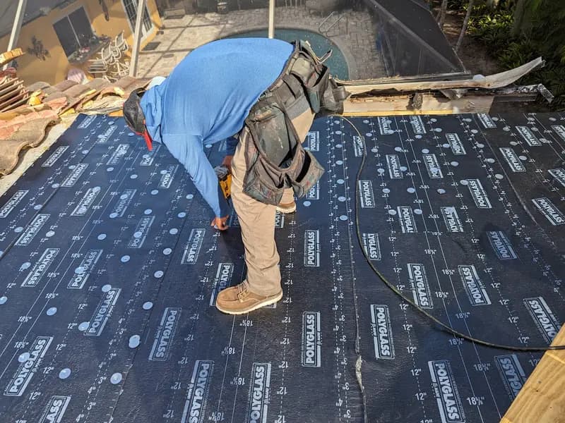 Roof underlayment, secondary water barrier