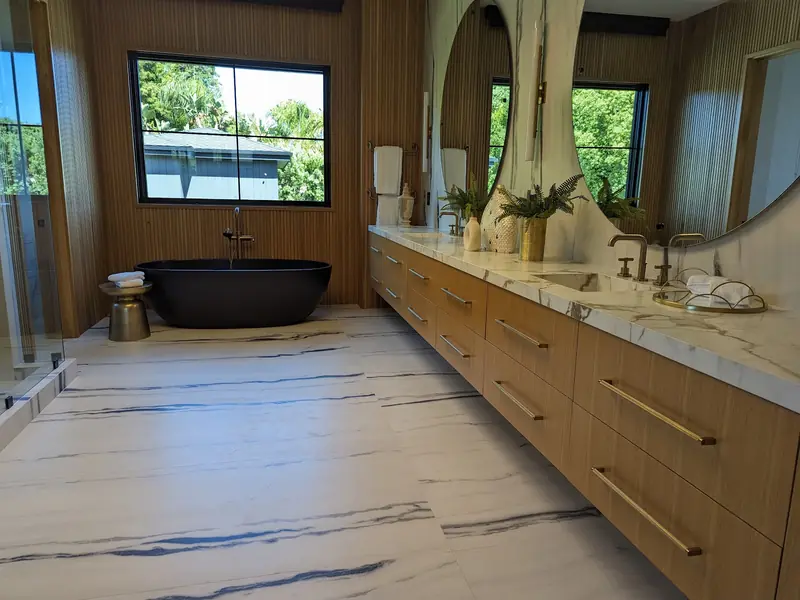 Master bathroom design